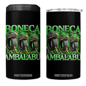 Boneca Ambalabu Frog 4 in 1 Can Cooler Tumbler Funny Internet Brainrot Memes Gen Alpha TS10 One Size: 16 oz Black Print Your Wear