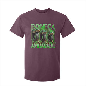Boneca Ambalabu Frog T Shirt For Kid Funny Internet Brainrot Memes Gen Alpha TS10 Maroon Print Your Wear