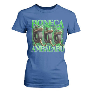 Boneca Ambalabu Frog T Shirt For Women Funny Internet Brainrot Memes Gen Alpha TS10 Royal Blue Print Your Wear
