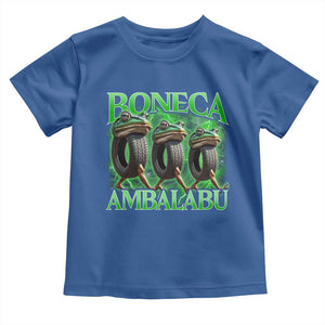 Boneca Ambalabu Frog Toddler T Shirt Funny Internet Brainrot Memes Gen Alpha TS10 Royal Blue Print Your Wear