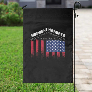 Operation Midnight Hammer Garden Flag Tactical Warfare Jets Bombers Military American Flag TS10 Print Your Wear