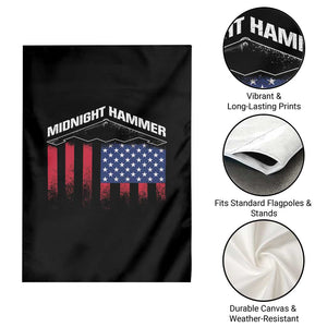 Operation Midnight Hammer Garden Flag Tactical Warfare Jets Bombers Military American Flag TS10 Print Your Wear