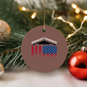 Operation Midnight Hammer Ceramic Ornament Tactical Warfare Jets Bombers Military American Flag TS10 1pc Mocha Print Your Wear