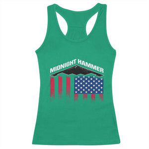 Operation Midnight Hammer Racerback Tank Top Tactical Warfare Jets Bombers Military American Flag TS10 Irish Green Print Your Wear