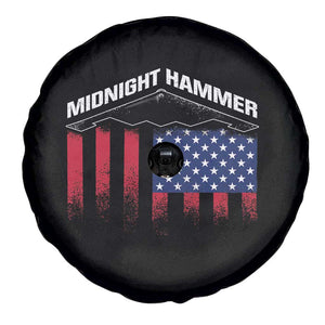 Operation Midnight Hammer Spare Tire Cover Tactical Warfare Jets Bombers Military American Flag TS10 Print Your Wear