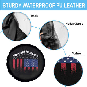 Operation Midnight Hammer Spare Tire Cover Tactical Warfare Jets Bombers Military American Flag TS10 Print Your Wear