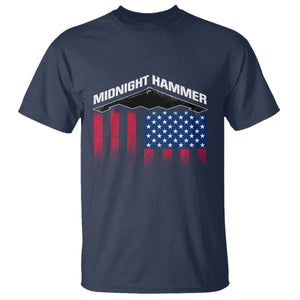 Operation Midnight Hammer T Shirt Tactical Warfare Jets Bombers Military American Flag TS10 Navy Print Your Wear