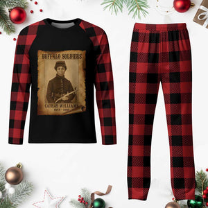 Cathay Williams Plaid Pajama Set Buffalo Soldier First African American Female Soldier TS10 Buffalo Plaid Print Your Wear
