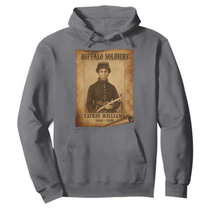 Cathay Williams Hoodie Buffalo Soldier First African American Female Soldier TS10 Charcoal Print Your Wear