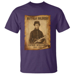 Cathay Williams T Shirt Buffalo Soldier First African American Female Soldier TS10 Purple Print Your Wear