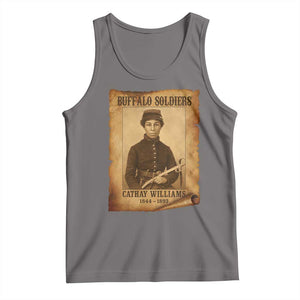 Cathay Williams Tank Top Buffalo Soldier First African American Female Soldier TS10 Deep Heather Print Your Wear