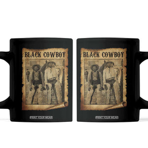 Black Cowboys Coffee Mug Vintage African American Western Black History TS10 Black Print Your Wear