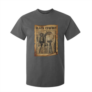 Black Cowboys T Shirt For Kid Vintage African American Western Black History TS10 Dark Heather Print Your Wear