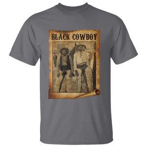Black Cowboys T Shirt Vintage African American Western Black History TS10 Charcoal Print Your Wear