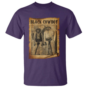 Black Cowboys T Shirt Vintage African American Western Black History TS10 Purple Print Your Wear