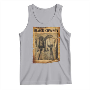 Black Cowboys Tank Top Vintage African American Western Black History TS10 Athletic Heather Print Your Wear
