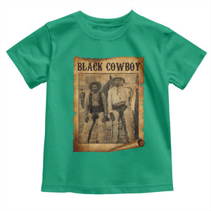 Black Cowboys Toddler T Shirt Vintage African American Western Black History TS10 Irish Green Print Your Wear