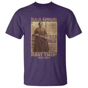 Mary Fields Black Cowgirl T Shirt Vintage African American Western Black History TS10 Purple Print Your Wear