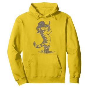 Vintage Cowboy Cat Hoodie Retro 90s Western Country Rodeo Kitten Cowgirl TS10 Daisy Print Your Wear