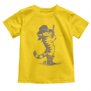 Vintage Cowboy Cat Toddler T Shirt Retro 90s Western Country Rodeo Kitten Cowgirl TS10 Daisy Print Your Wear