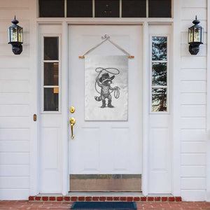 Vintage Raccoon Cowboy Garden Flag Cowgirl Trash Panda Western Country Meme TS10 Print Your Wear