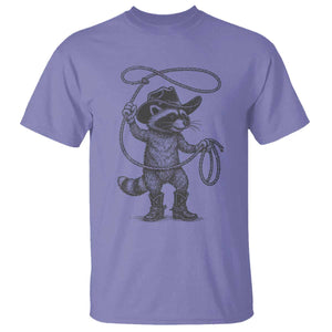 Vintage Raccoon Cowboy T Shirt Cowgirl Trash Panda Western Country Meme TS10 Violet Print Your Wear