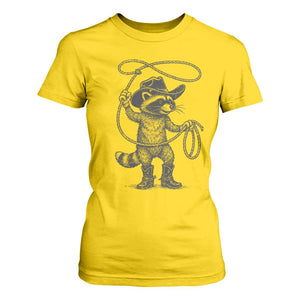 Vintage Raccoon Cowboy T Shirt For Women Cowgirl Trash Panda Western Country Meme TS10 Daisy Print Your Wear
