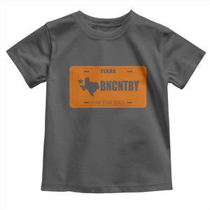 Texas Toddler T Shirt Lone Star State Western Cowboy BNCNTRY Country TS10 Dark Heather Print Your Wear