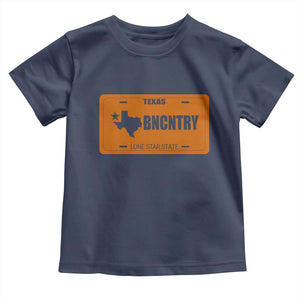 Texas Toddler T Shirt Lone Star State Western Cowboy BNCNTRY Country TS10 Navy Print Your Wear