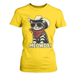 Vintage Cowboy Cat T Shirt For Women Retro 90s Western Country Rodeo Meowdy Partner TS10 Daisy Print Your Wear