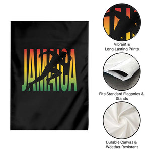 Jamaica Track And Field Garden Flag Retro Vintage Sport Jamaican Flag TS10 Print Your Wear