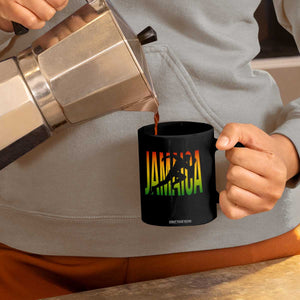 Jamaica Track And Field Coffee Mug Retro Vintage Sport Jamaican Flag TS10 Print Your Wear