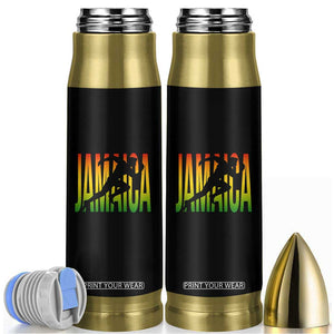 Jamaica Track And Field Bullet Tumbler Retro Vintage Sport Jamaican Flag TS10 Black Print Your Wear