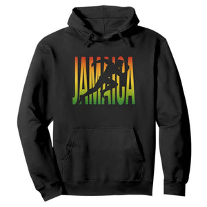Jamaica Track And Field Hoodie Retro Vintage Sport Jamaican Flag TS10 Black Print Your Wear