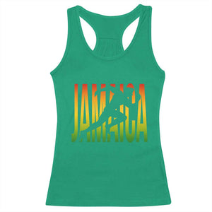Jamaica Track And Field Racerback Tank Top Retro Vintage Sport Jamaican Flag TS10 Irish Green Print Your Wear