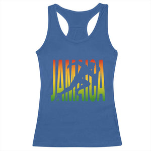 Jamaica Track And Field Racerback Tank Top Retro Vintage Sport Jamaican Flag TS10 Royal Blue Print Your Wear