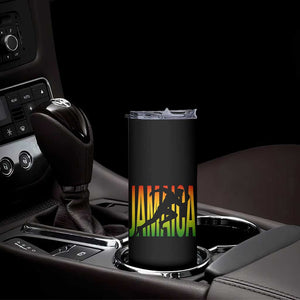 Jamaica Track And Field Skinny Tumbler Retro Vintage Sport Jamaican Flag TS10 Print Your Wear