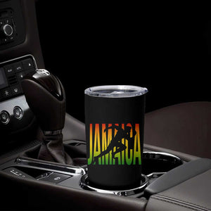 Jamaica Track And Field Tumbler Cup Retro Vintage Sport Jamaican Flag TS10 Print Your Wear