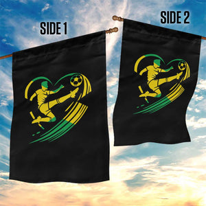 Jamaica Soccer Garden Flag Jamaican Flag Reggae Football Caribbean Pride TS10 Print Your Wear