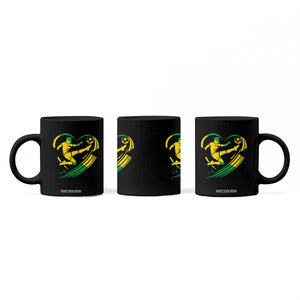 Jamaica Soccer Coffee Mug Jamaican Flag Reggae Football Caribbean Pride TS10 Print Your Wear