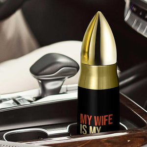 My Wife Is My Favorite Problem Funny Bullet Tumbler Retro 70s Husband Graphic TS10 Print Your Wear