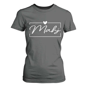 Mahjong Lovers T Shirt For Women Mah Jongg Game Night Graphic TS10 Dark Heather Print Your Wear