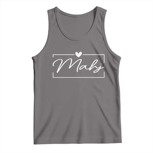 Mahjong Lovers Tank Top Mah Jongg Game Night Graphic TS10 Deep Heather Print Your Wear