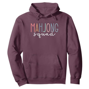 Mahjong Lovers Mahj Squad Hoodie Boho Pastel Cute Game Night Graphic