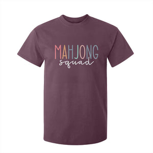 Mahjong Lovers Mahj Squad T Shirt For Kid Boho Pastel Cute Game Night Graphic