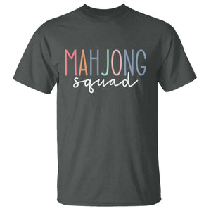 Mahjong Lovers Mahj Squad T Shirt Boho Pastel Cute Game Night Graphic