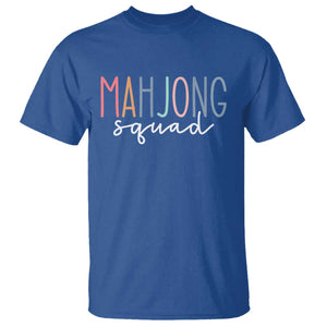 Mahjong Lovers Mahj Squad T Shirt Boho Pastel Cute Game Night Graphic