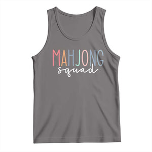 Mahjong Lovers Mahj Squad Tank Top Boho Pastel Cute Game Night Graphic