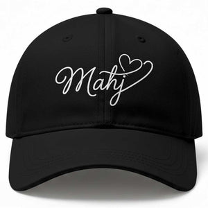 Mahjong Lovers Baseball Cap Funny Mah Jongg Heart Game Night Graphic