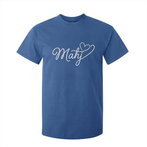 Mahjong Lovers T Shirt For Kid Funny Mah Jongg Heart Game Night Graphic TS10 Royal Blue Print Your Wear